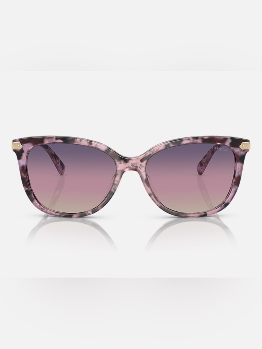 Coach violet tortoise sunglasses
